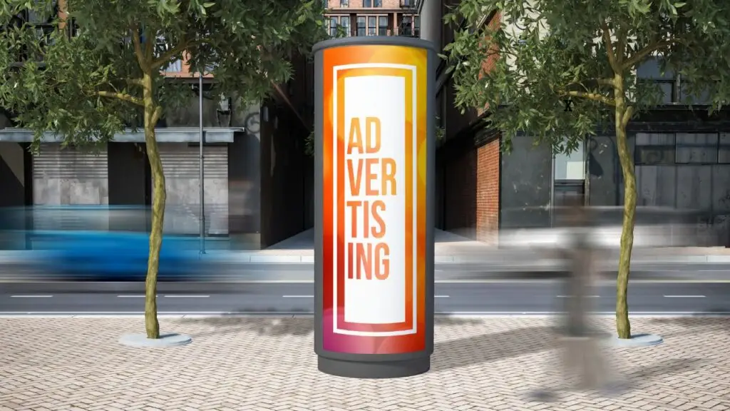 digital advertising totem