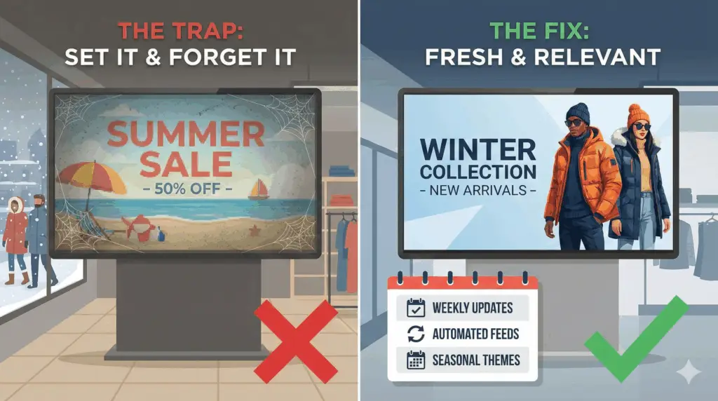 Digital signage content planning best practices and workflow design
